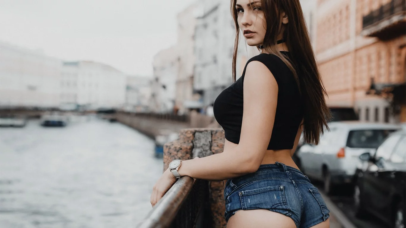 девушки, попа, красивая