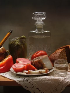 штоф, закуска