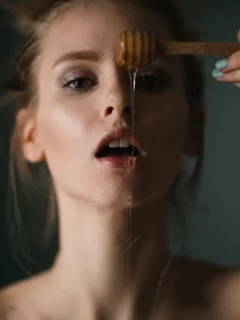 девушка, взгляд красивая