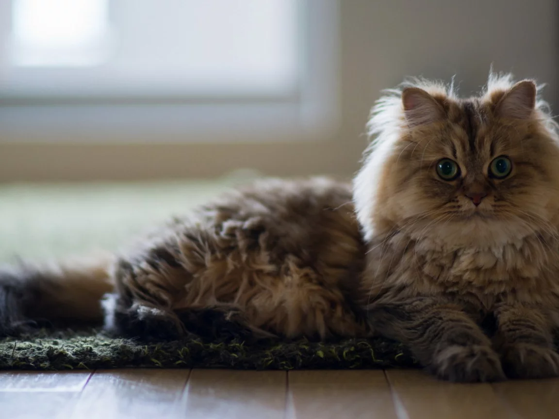 кот, пушистый, животное