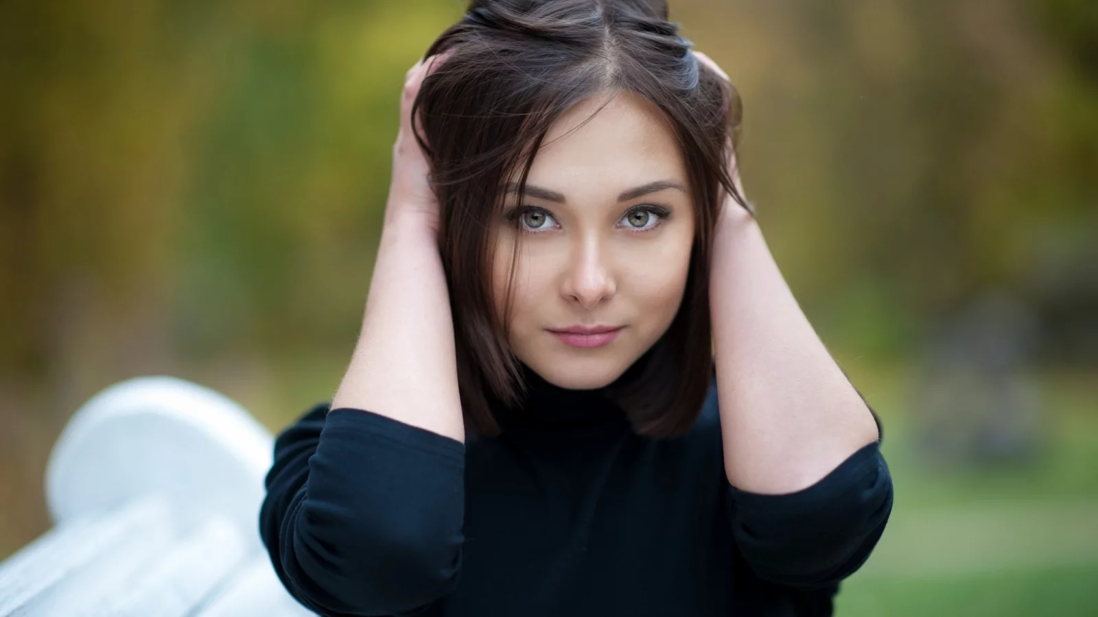девушка, взгляд красивая