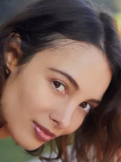 девушка, взгляд красивая