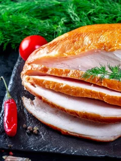 нарезка, мясо