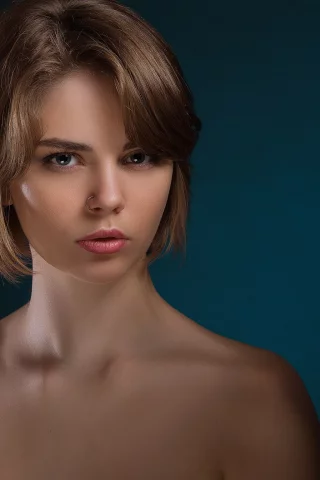девушка, взгляд красивая
