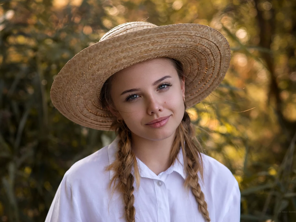 девушка, взгляд красивая