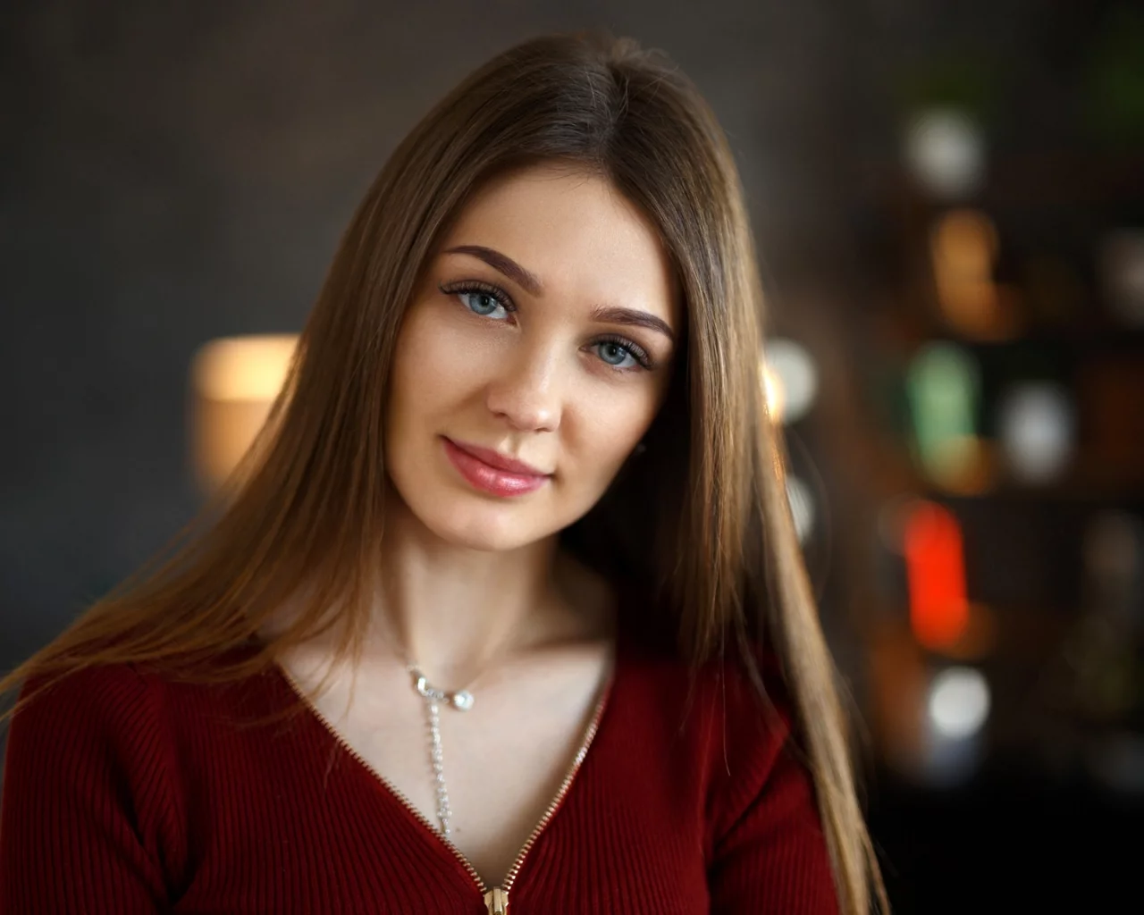 девушка, взгляд красивая
