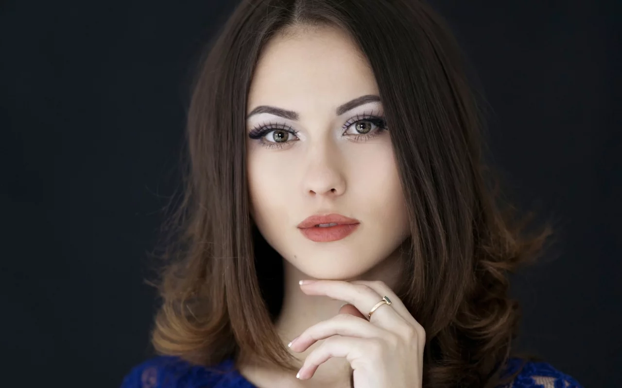 девушка, взгляд красивая