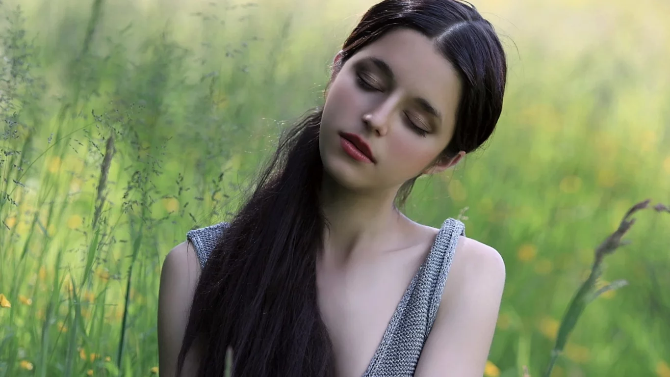 девушка, брюнетка, длинные волосы, agnieszka lorek