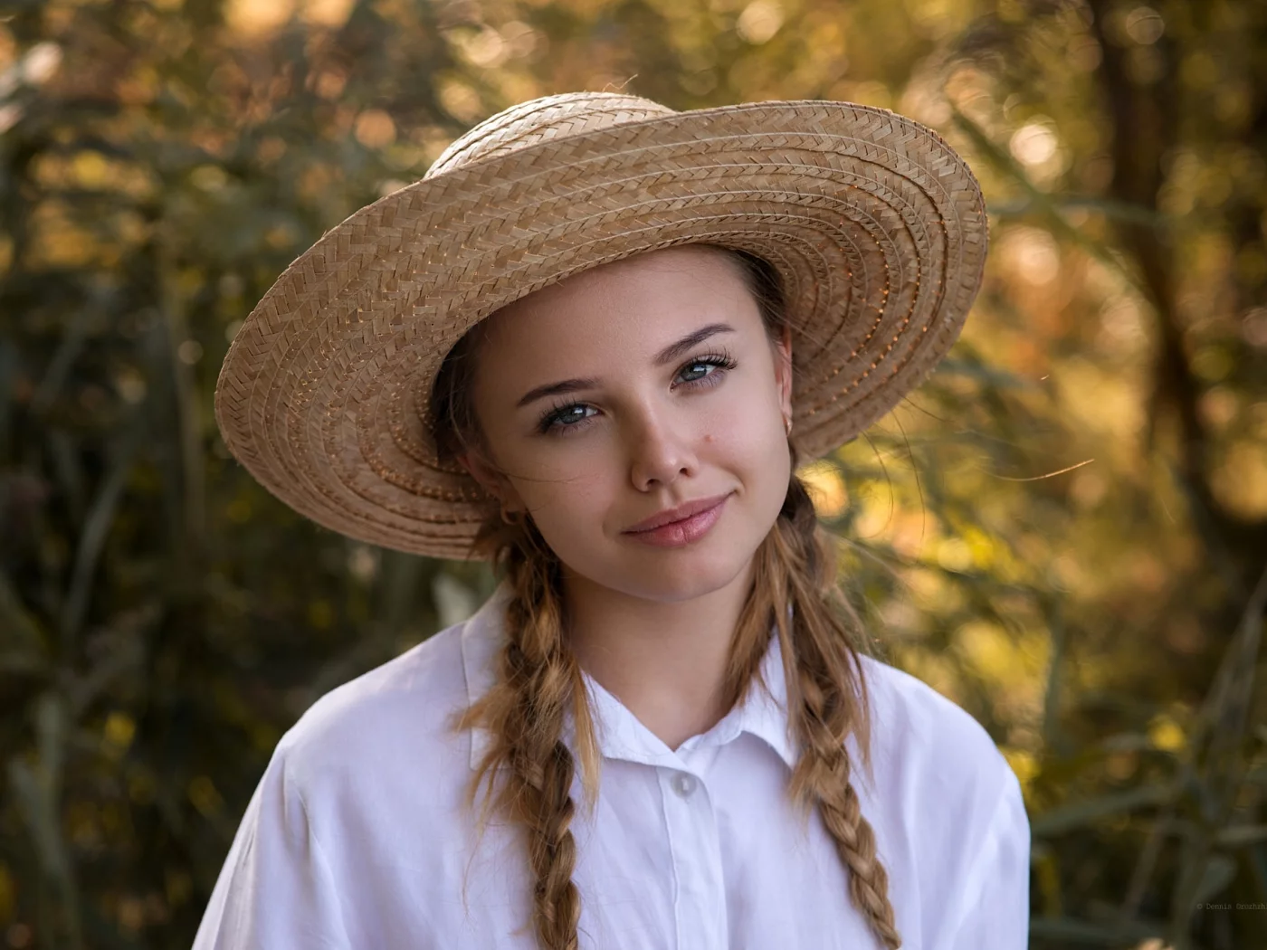 девушка, взгляд красивая