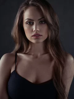 девушка, взгляд красивая