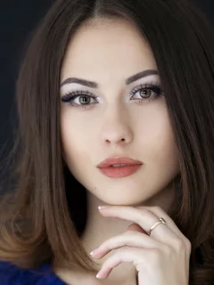 девушка, взгляд красивая