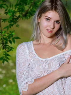 девушка, взгляд красивая