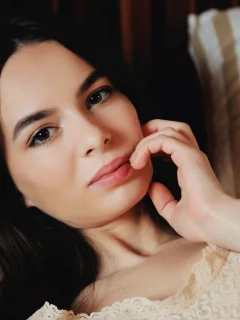 девушка, взгляд красивая