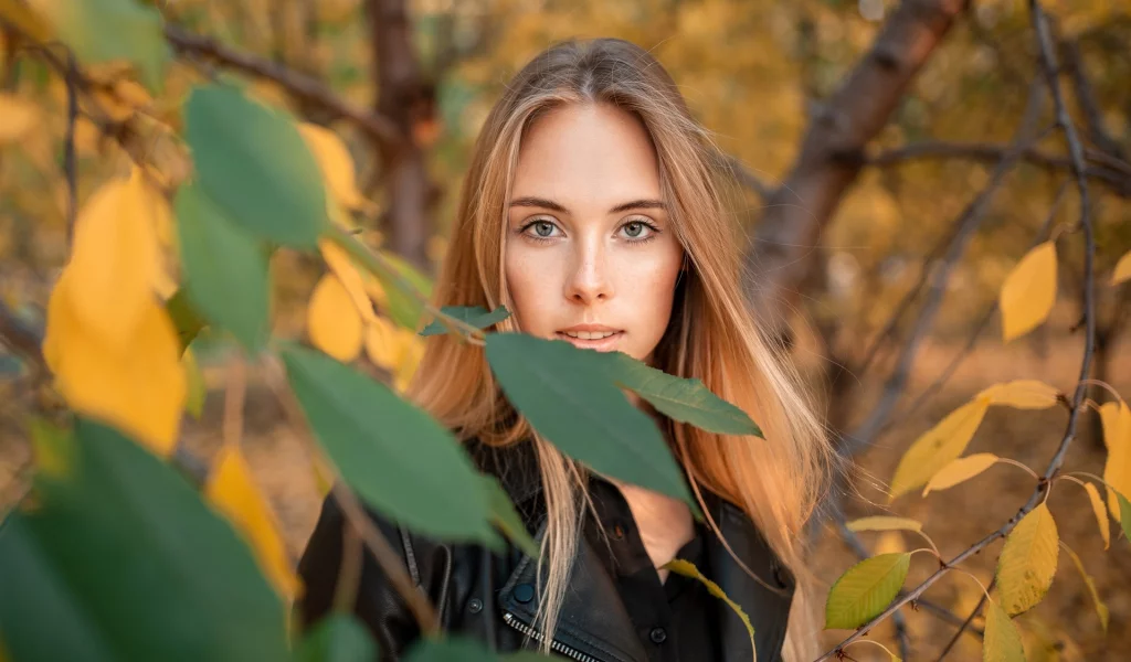 девушка, взгляд красивая