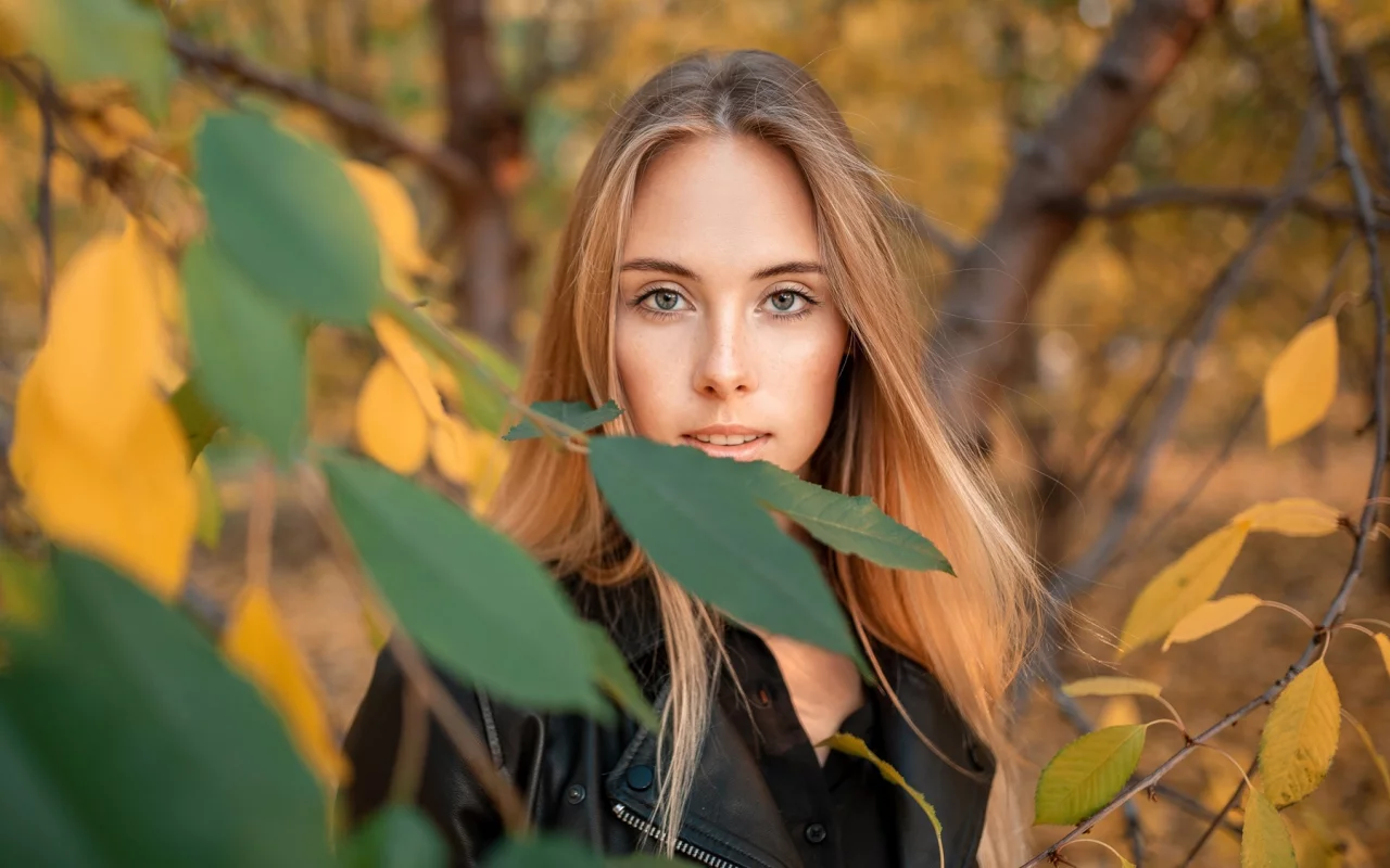 девушка, взгляд красивая