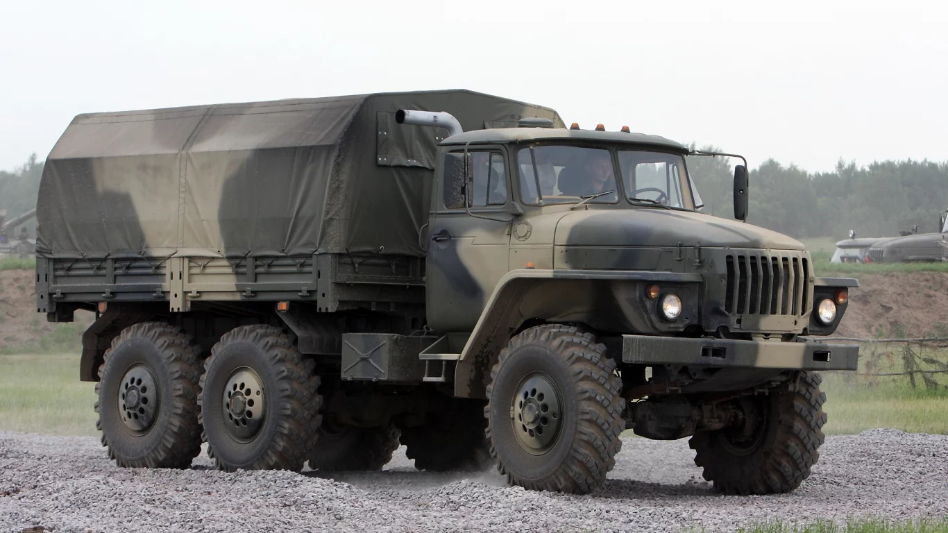 урал 4320, грузовик