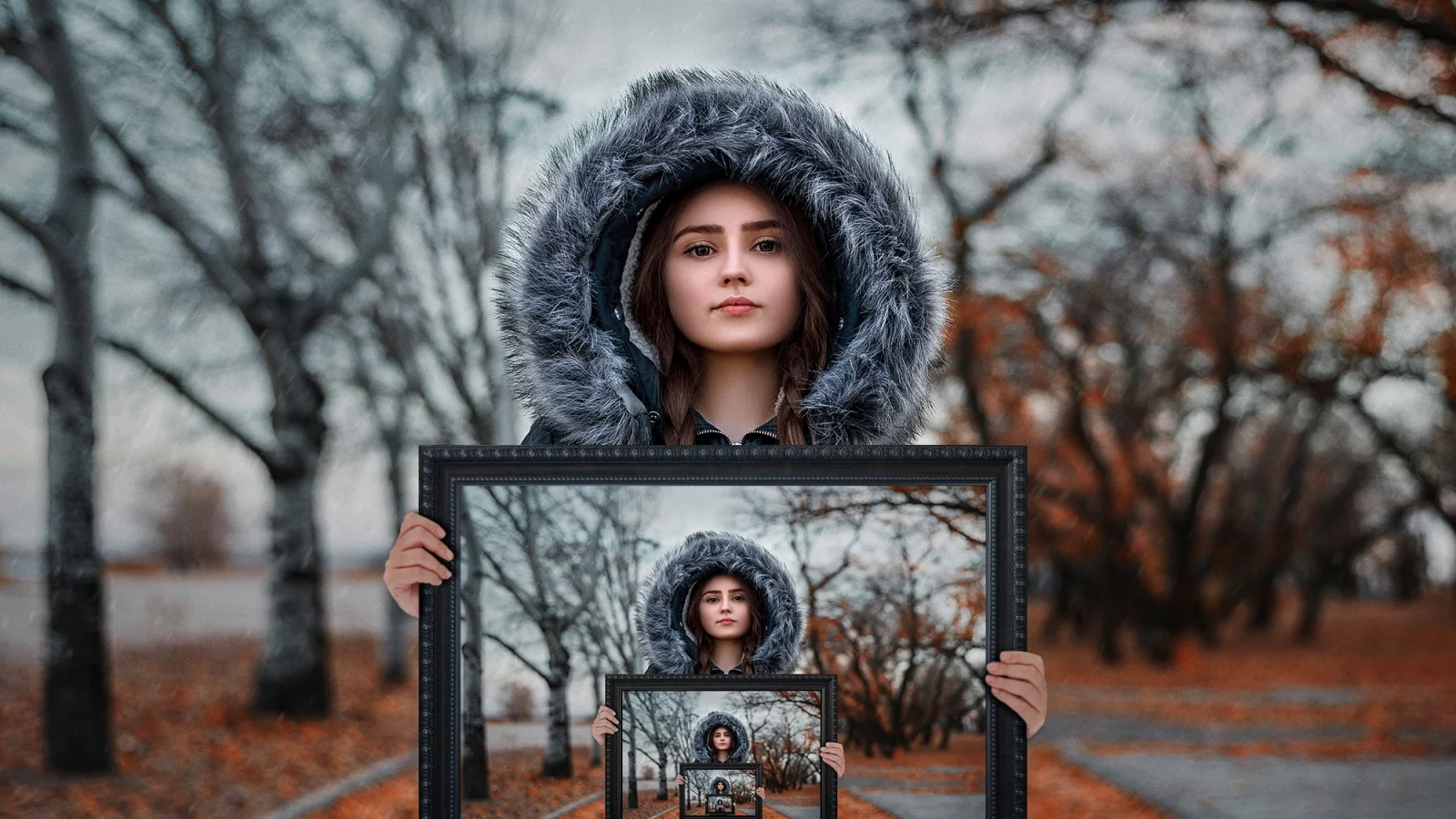 девушка, взгляд красивая