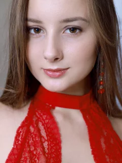 девушка, лицо, красивая