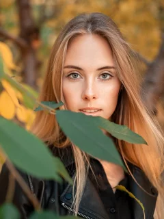 девушка, взгляд красивая
