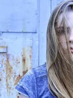 девушка, красивая, взгляд