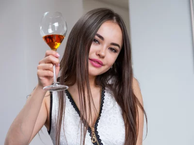 девушка, взгляд красивая