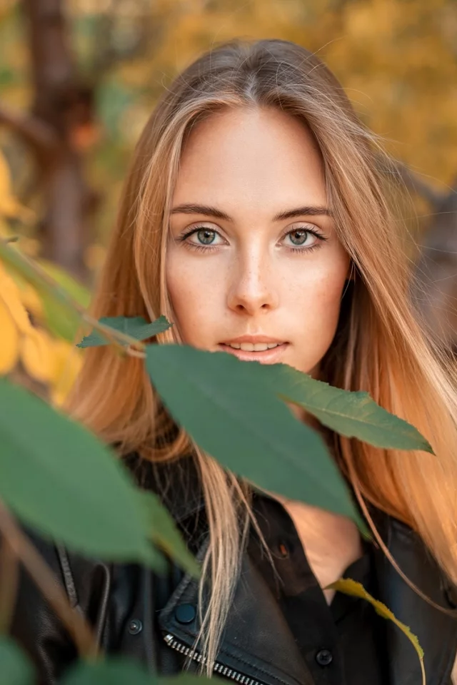 девушка, взгляд красивая