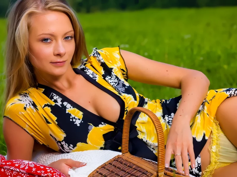 девушка, взгляд