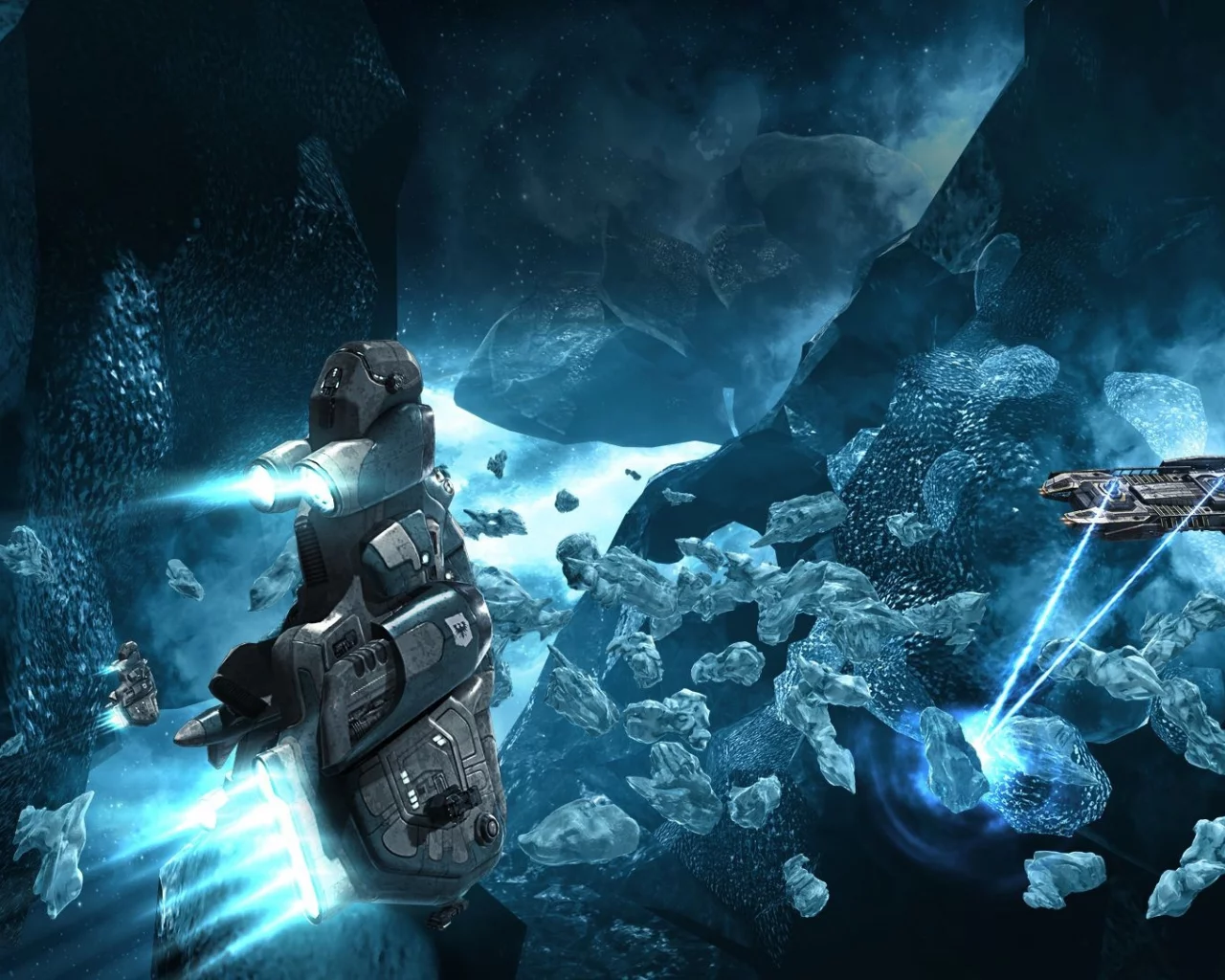 eve online, космический корабль, космос