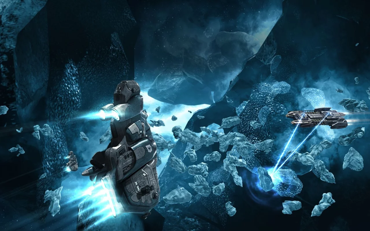 eve online, космический корабль, космос