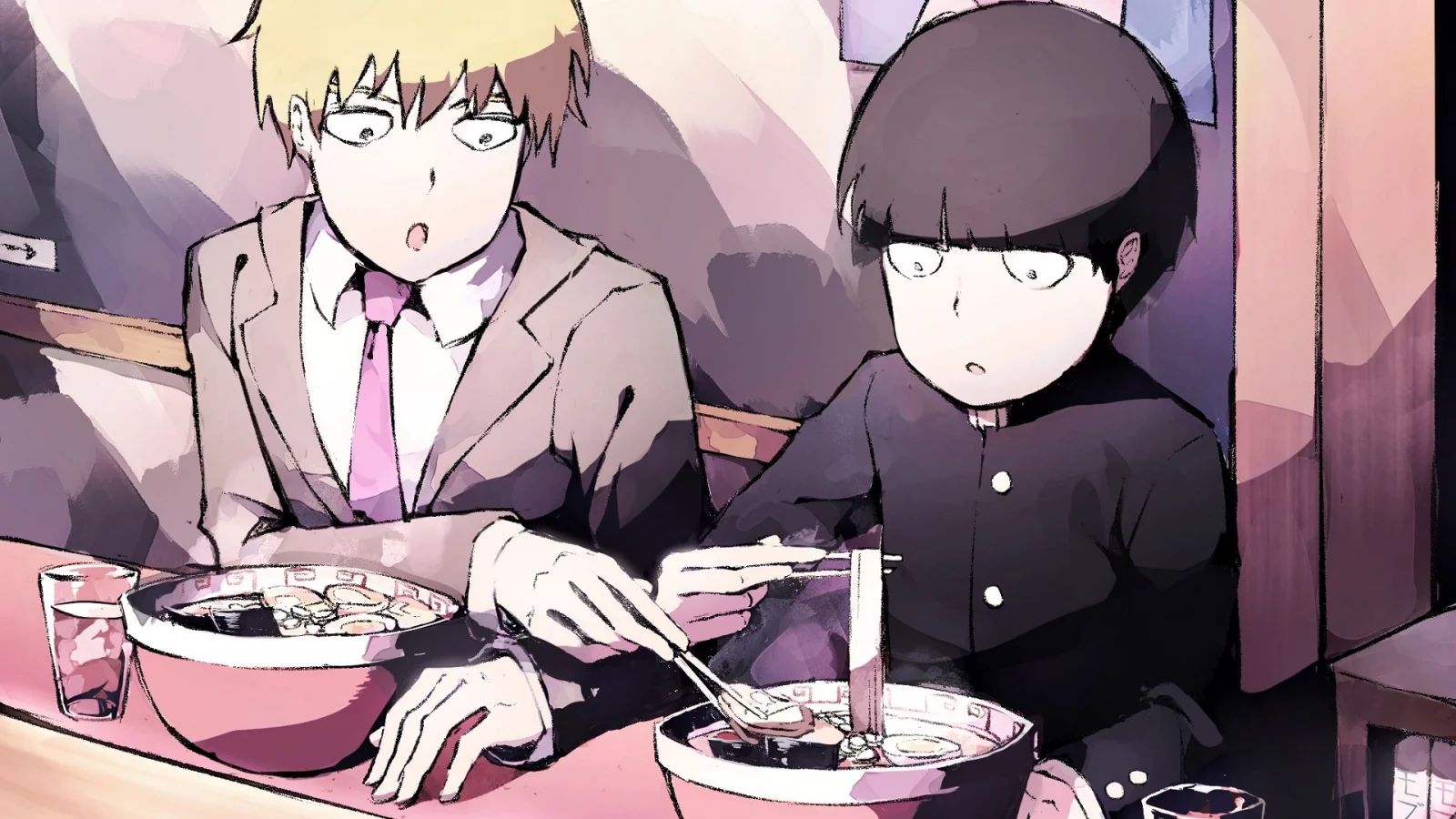 моб психо 100, mob psycho 100, кагеяма шигео, рейген аратака