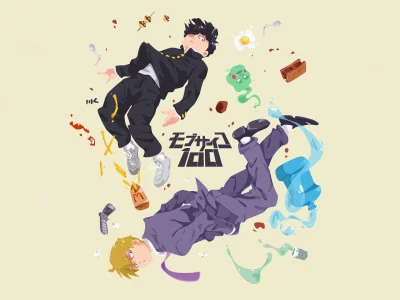 моб психо 100, mob psycho 100, кагеяма шигео, рейген аратака