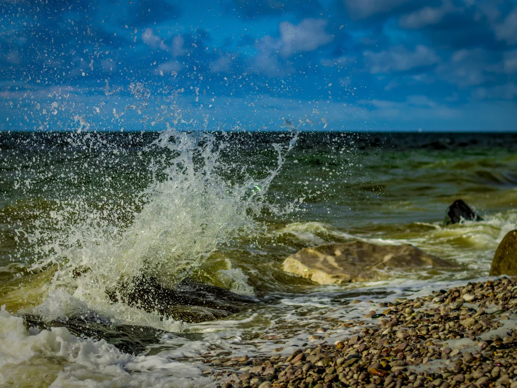 прибой, море, брызги