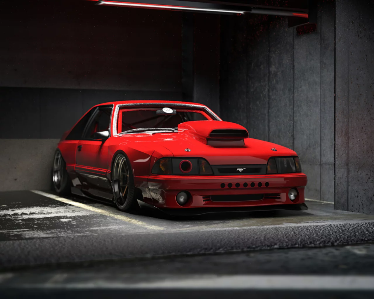 auto, ford mustang, tuning