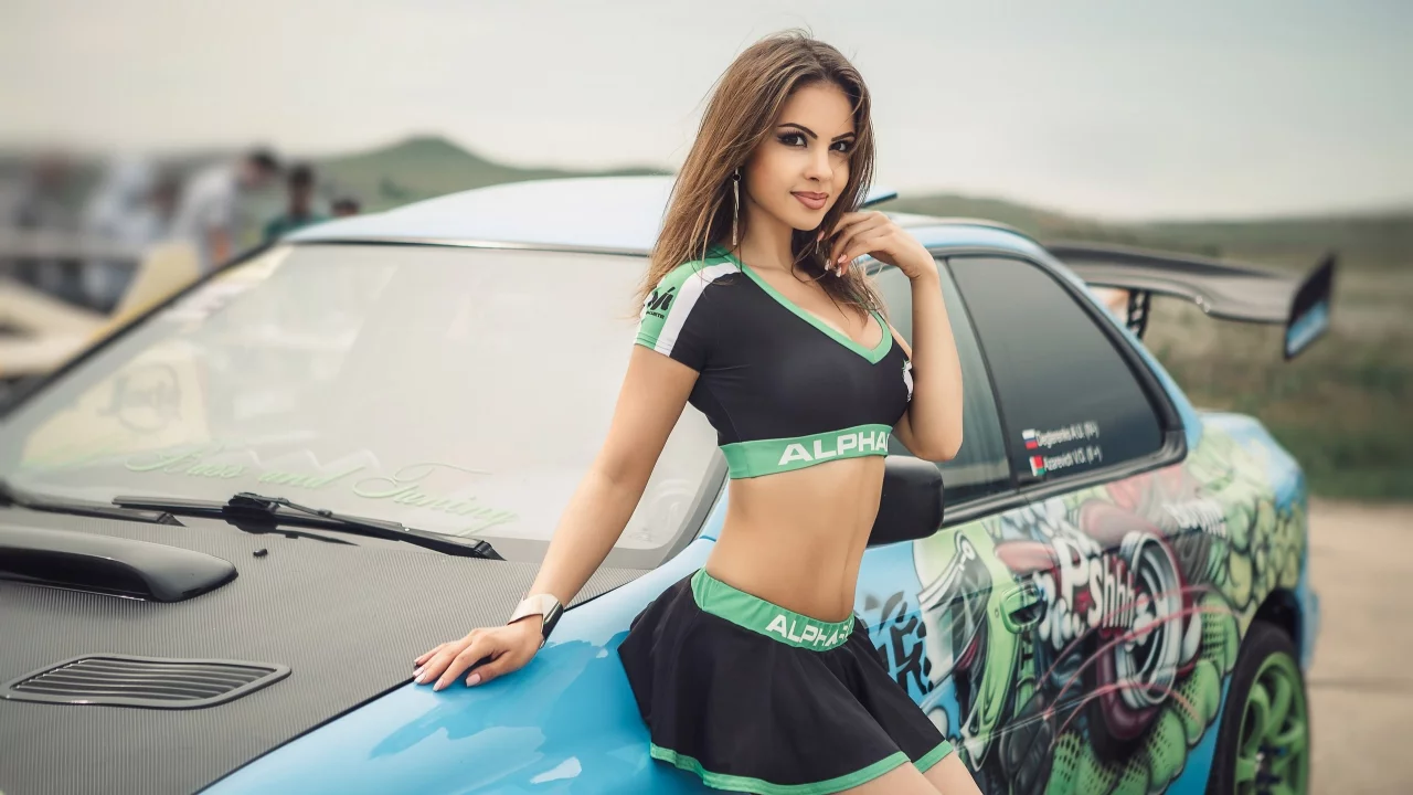 девушка, милая, симпатичная, юбка