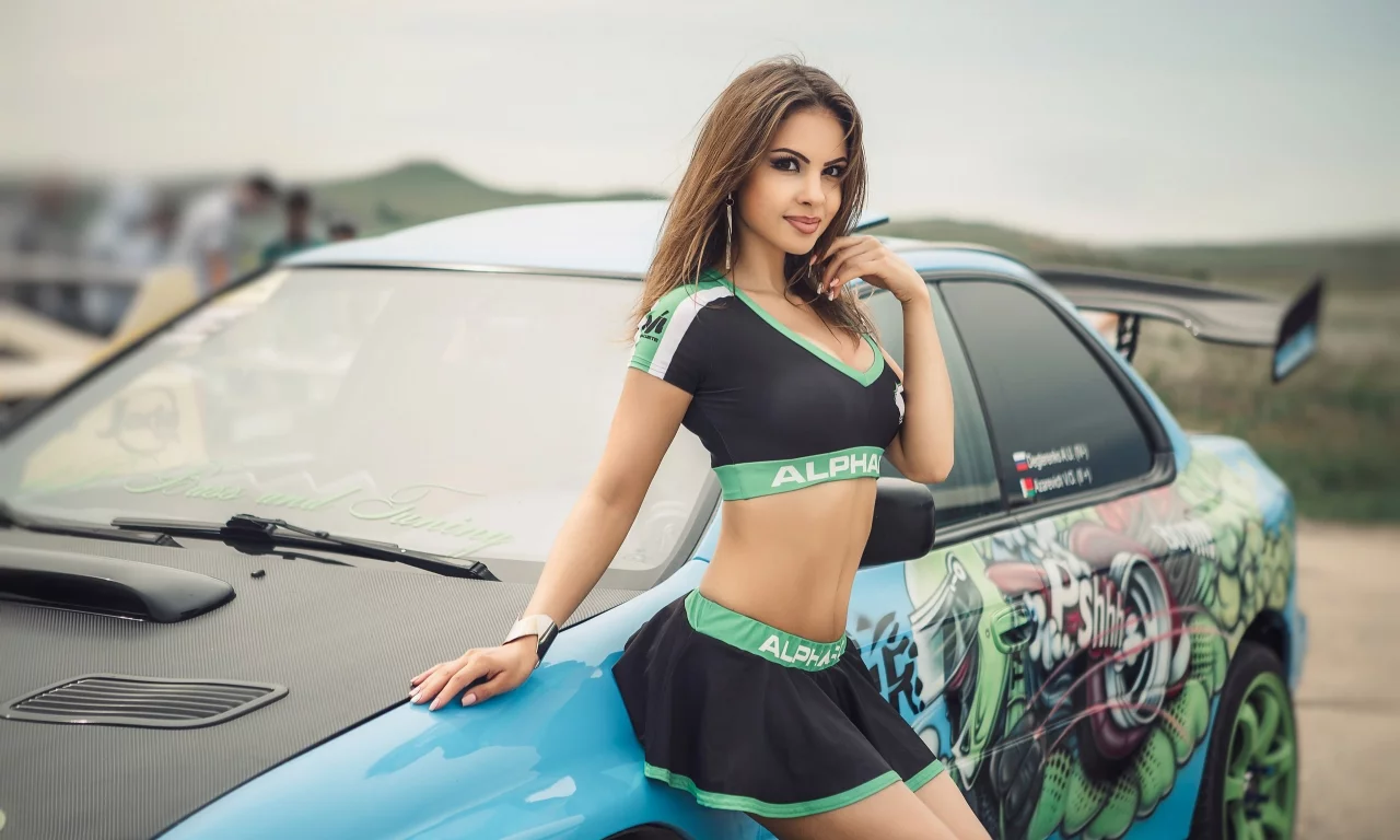девушка, милая, симпатичная, юбка