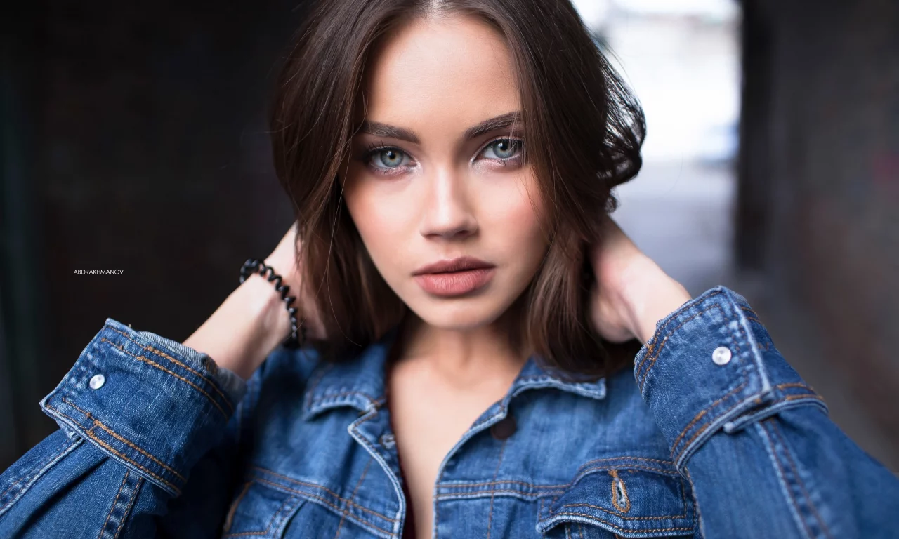 девушка, модель, милая, красивая, симпатичная, взгляд