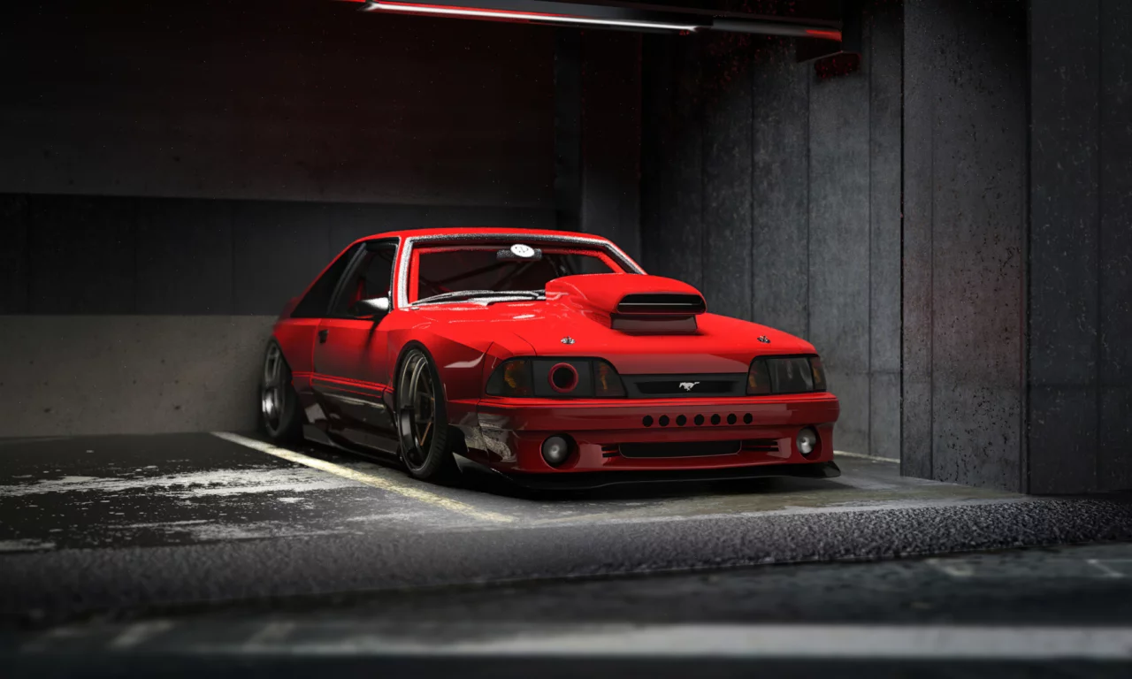 auto, ford mustang, tuning