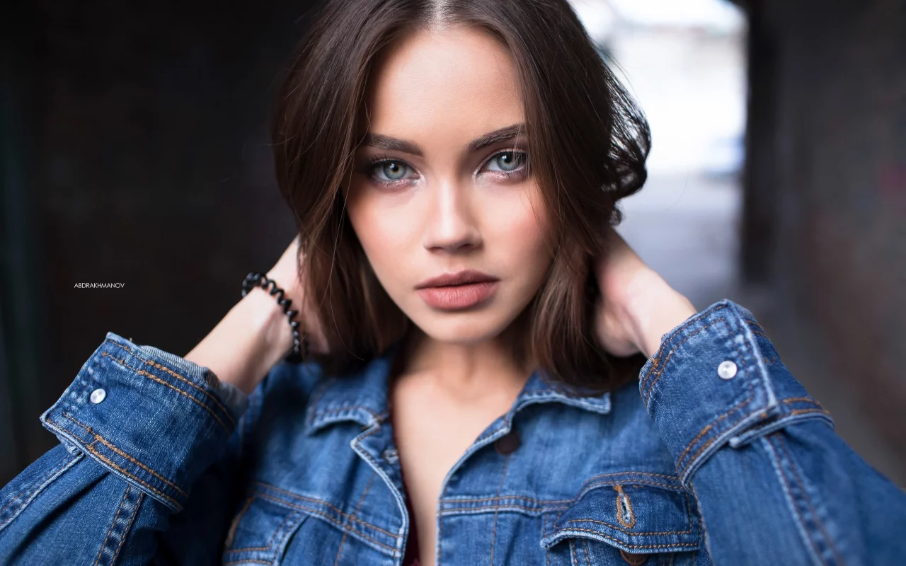 девушка, модель, милая, красивая, симпатичная, взгляд