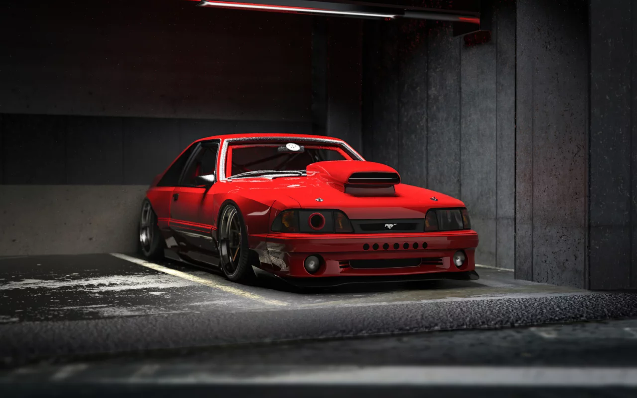auto, ford mustang, tuning