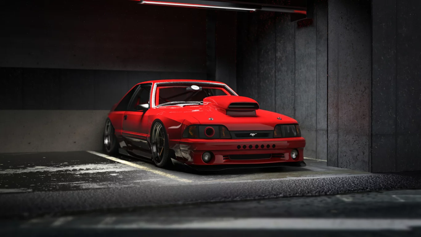 auto, ford mustang, tuning