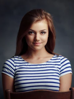 девушка, взгляд красивая