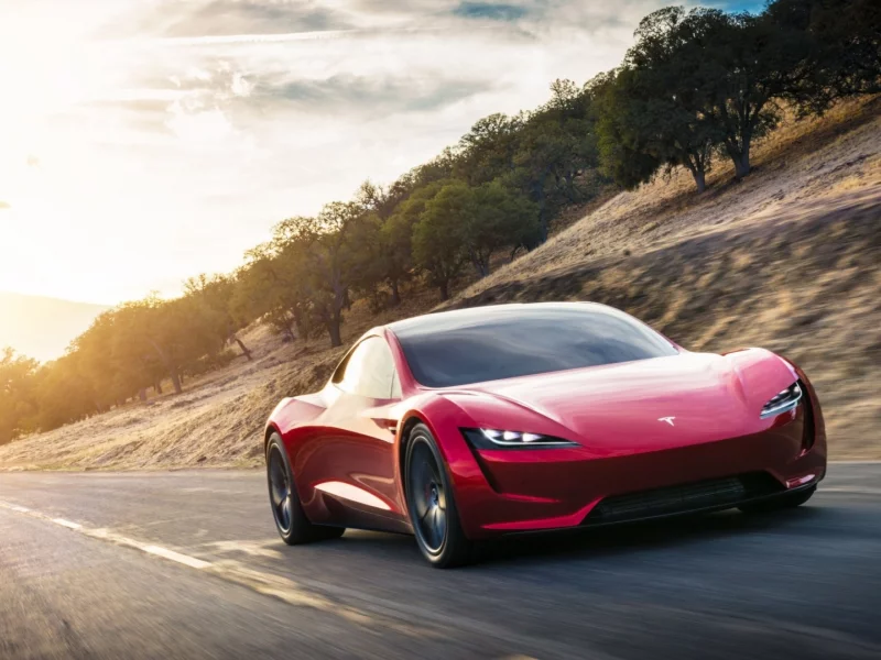auto, tesla, roadster