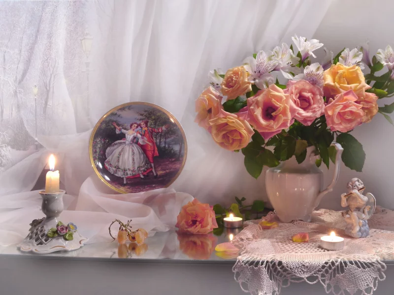 цветы, фон