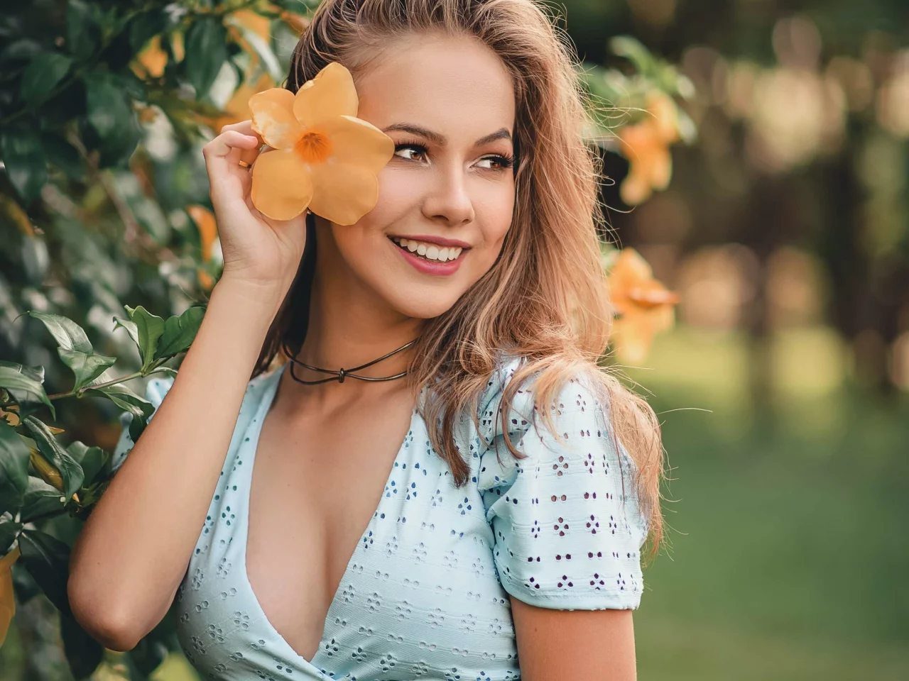 девушка, взгляд красивая