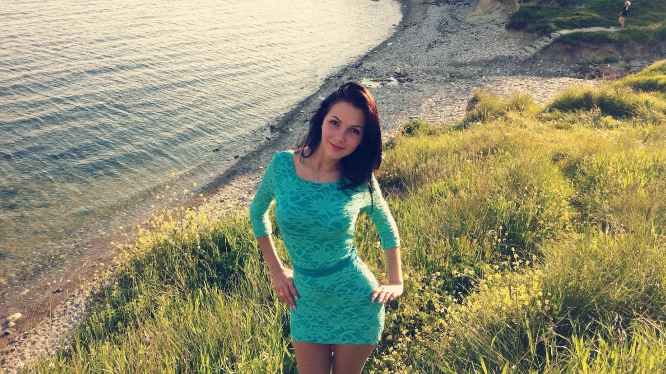 девушка, красивая, у моря