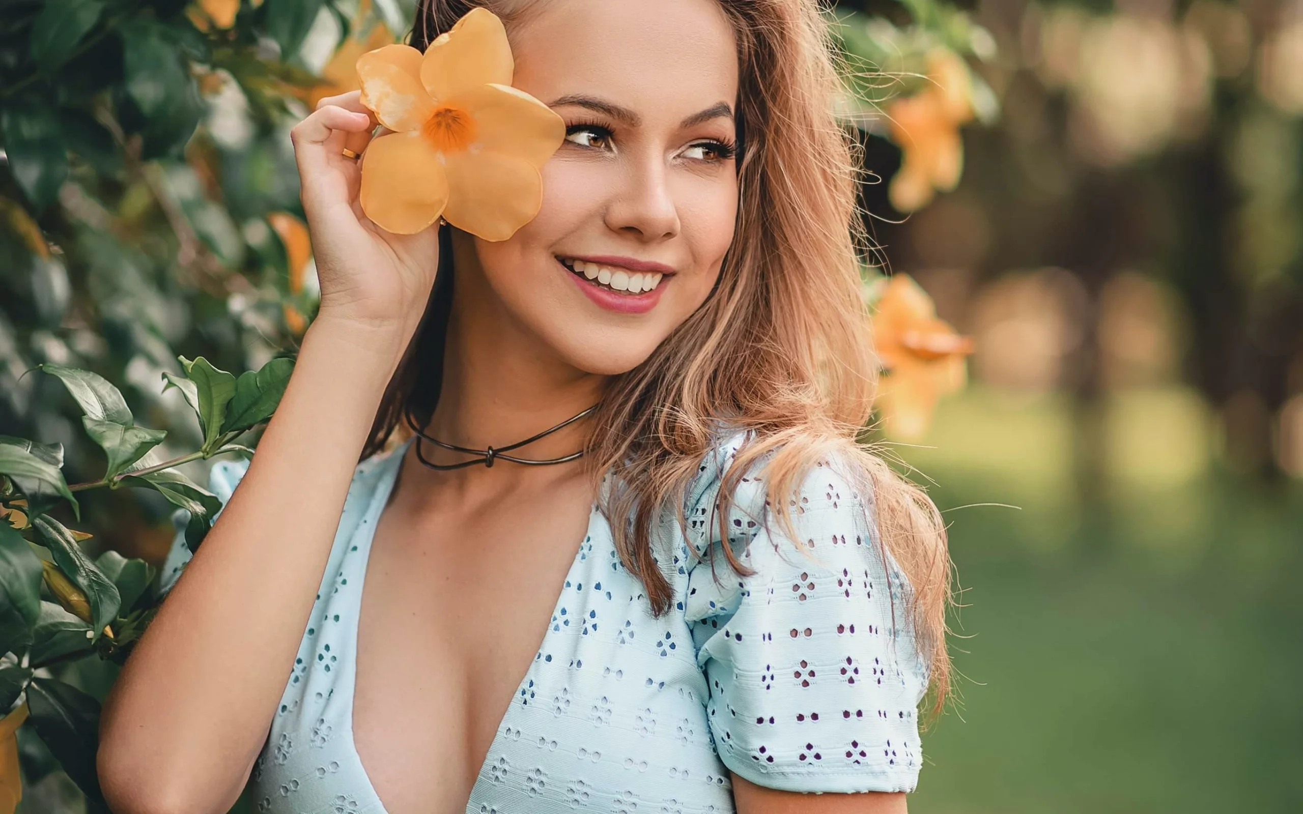 девушка, взгляд красивая