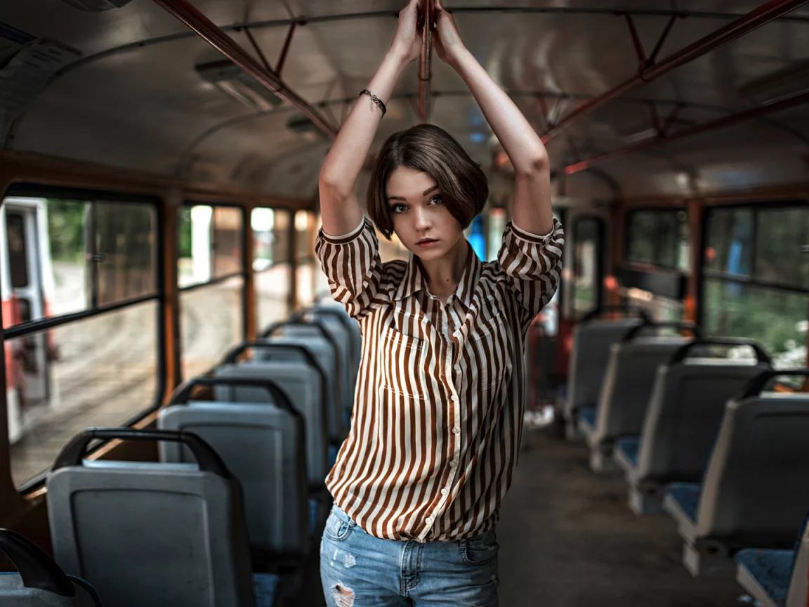 девушка, взгляд, красивая