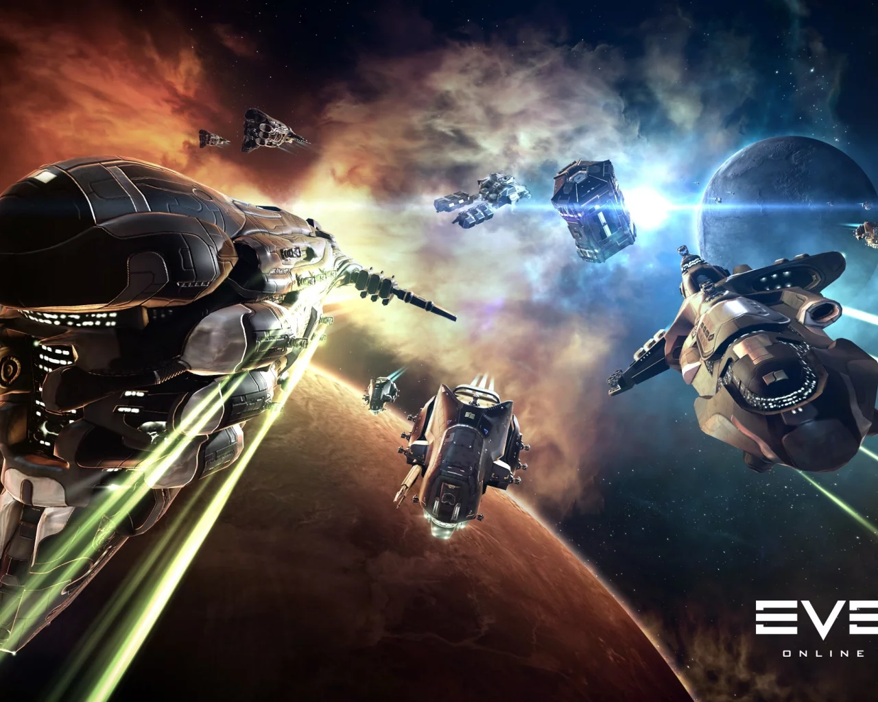 eve online, космический корабль, космос