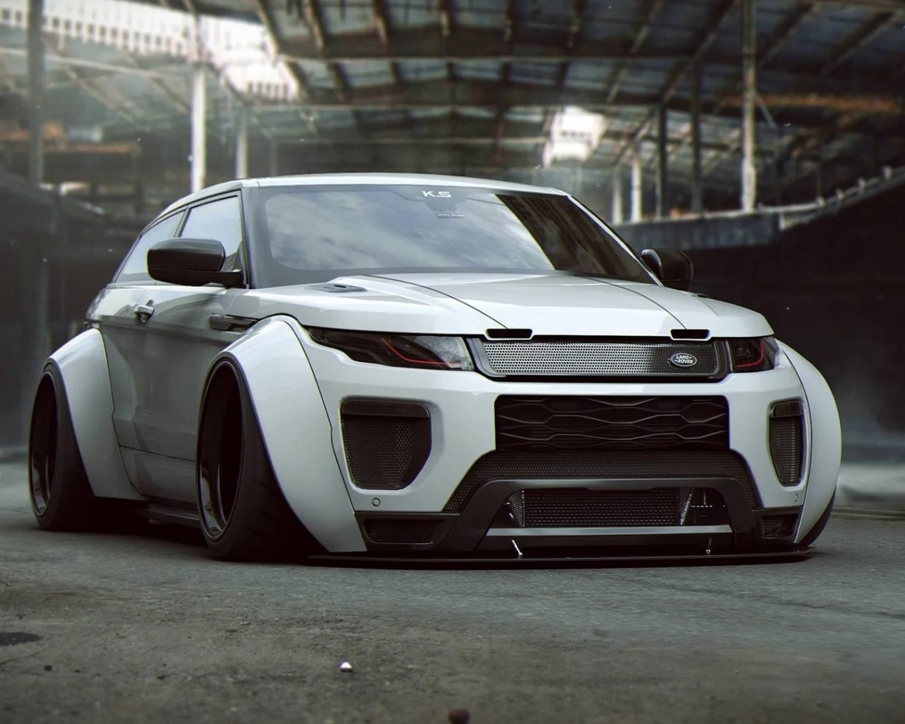 auto, range rover, evoque