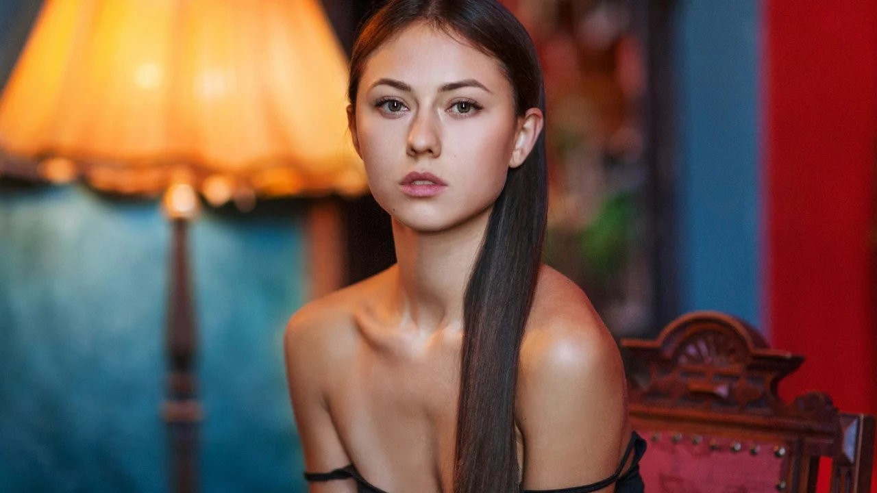 девушка, взгляд
